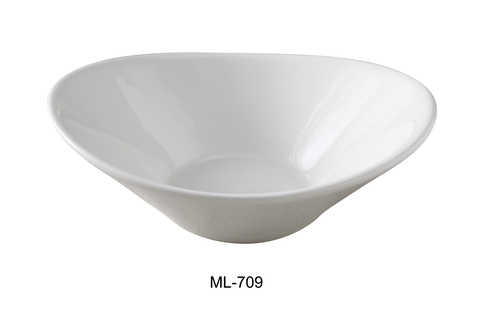 Yanco ML-709 22 oz Oval Salad Bowl