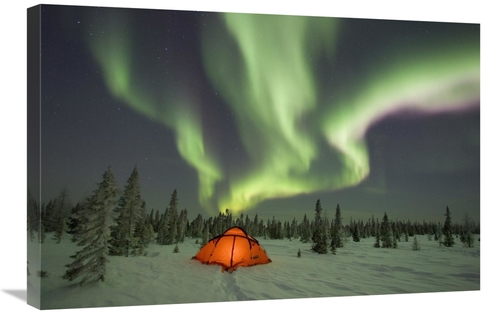 Global Gallery GCS-395499-2030-142 20 x 30 in. Northern Lights or Auro