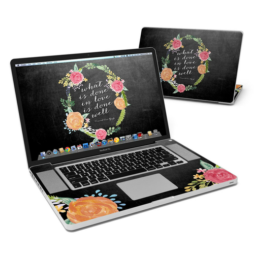 DecalGirl MBP17-LOVEWELL Apple MacBook Pro 17 in. Skin - Love Done Wel