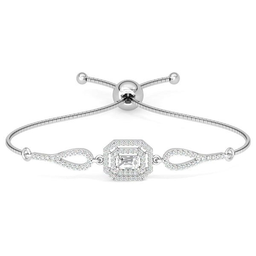 Octa Solitaire Hand Bracelet Adjustable