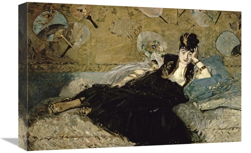 Global Gallery GCS-282400-22-142 22 in. La Dame Aux Eventails - Nina D