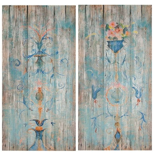 Blue Fleur Wall Art