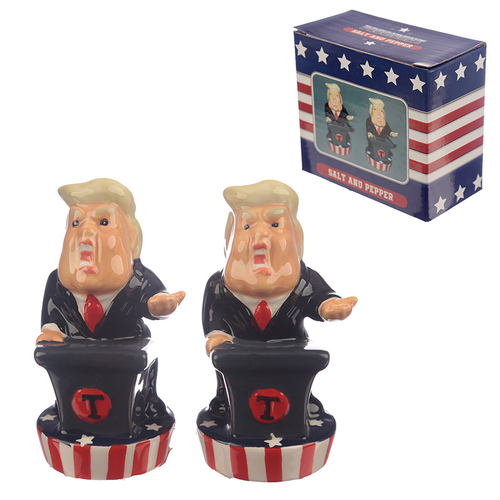 Novelty President Salt and Pepper Set