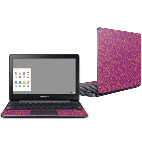 MightySkins SACHBO311-Magenta Swirls Skin for 11.6 in. Samsung Chromeb