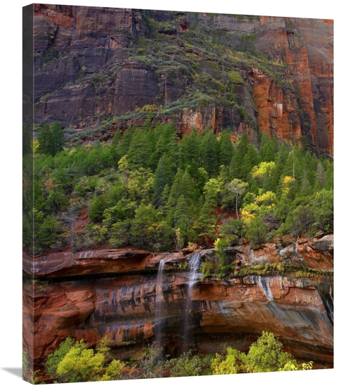 Global Gallery GCS-452141-30-142 30 in. Cascades At Emerald Pools,