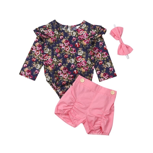 Pretty Newborn Cotton Clothes Baby Girls Autumn