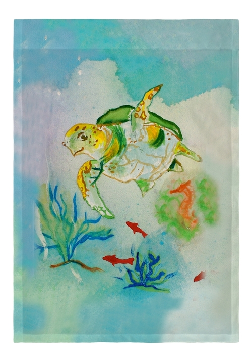 Betsy Drake FL098 Sea Turtle Flag - 12.5 x 18 in.