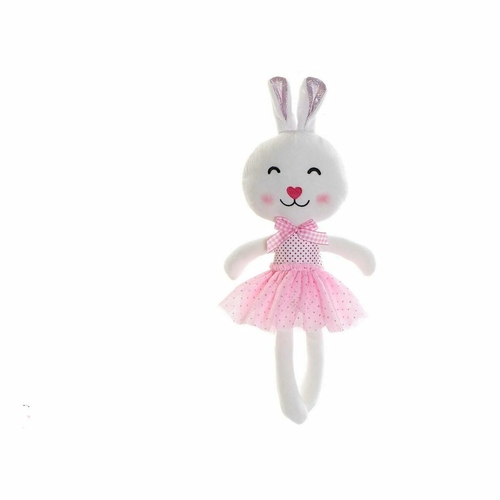 Fluffy toy DKD Home Decor 23 x 8 x 45 cm Rabbit
