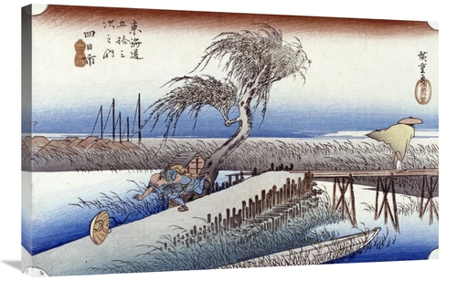 Global Gallery GCS-266550-36-142 36 in. Mie River Near Yokkaichi Art P