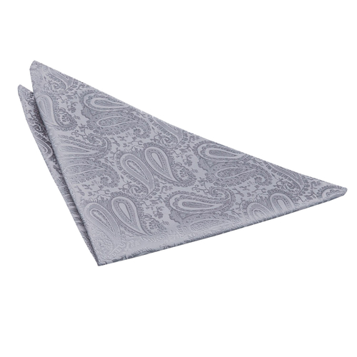 Paisley Handkerchief - Silver