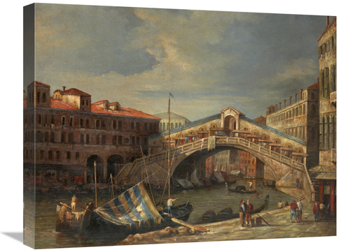 Global Gallery GCS-131233-2024-142 20 x 24 in. Venice Bridge Art Print