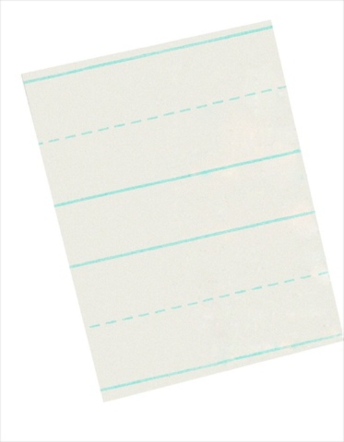 School Smart 085212 8.5 x 11 In. Skip A Line Long Ruled Writing Paper 