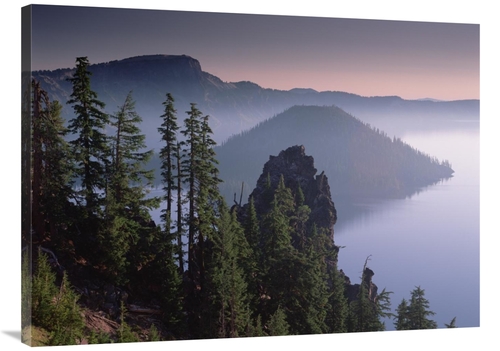 Global Gallery GCS-395932-3040-142 30 x 40 in. Wizard Island in the Ce