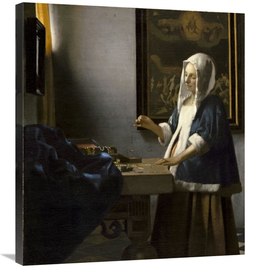 Global Gallery GCS-281424-30-142 30 in. Woman Holding a Balance Art Pr