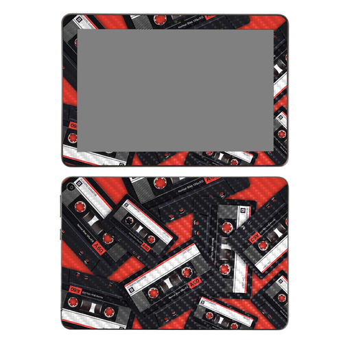 MightySkins CF-AMFIHD82-Mixtape Carbon Fiber Skin for Amazon Fire HD 8
