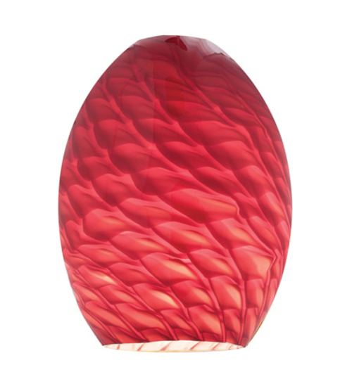 Access Lighting 23123-REDFB FireBird Ostrich REDFB Glass Shade in Red 