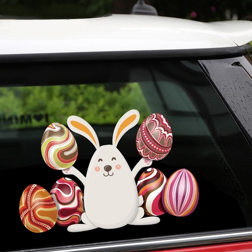 Removable & Reusable Stickers For Car HAPPY