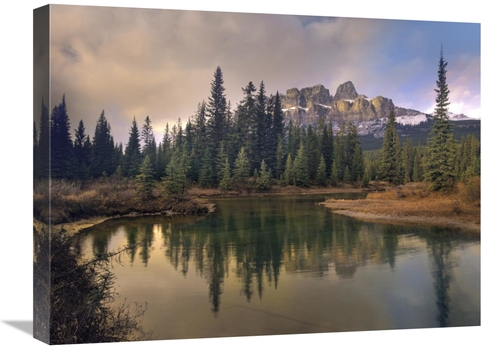 Global Gallery GCS-396736-1824-142 18 x 24 in. Castle Mountain & Borea