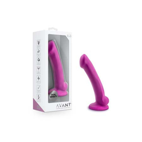 Blush Avant D9 Ergo Mini 7 in. Dual Density Silicone Dildo with