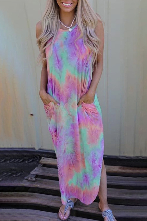 Tie Dye Maxi Dress