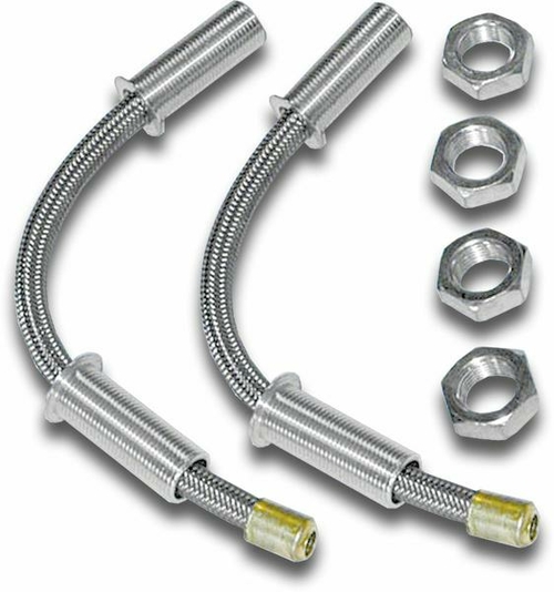 AUTOLOC POWER ACCESSORIES 492 12 Inch Stainless Steel Door Loom -1 Pai