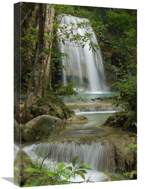 Global Gallery GCS-397653-1624-142 16 x 24 in. Seven Step Waterfall in