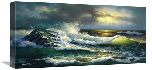 Global Gallery GCS-460380-1224-142 12 x 24 in. Ocean Waves Art Print