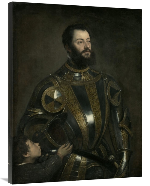 Global Gallery GCS-455048-3040-142 30 x 40 in. Portrait of Alfonso dAv