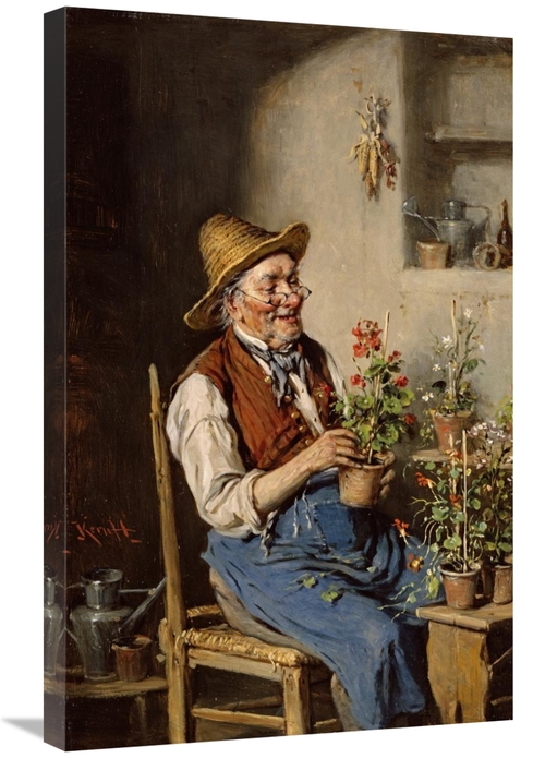 Global Gallery GCS-268184-30-142 30 in. The Gardener Art Print - Herma