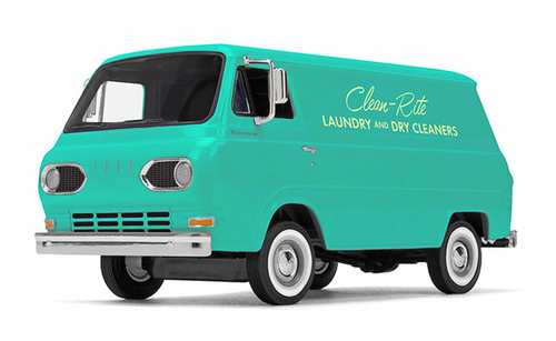 First Gear 49-0399 Clean-Rite Laundry and Dry Cleaners Ford Econoline 