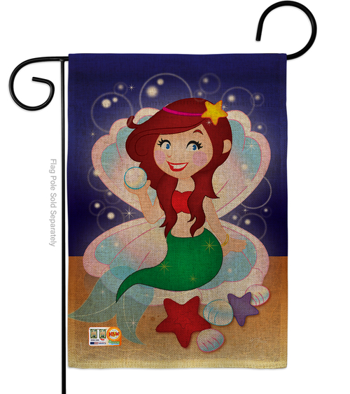 Breeze Decor BD-SM-G-107027-IP-DB-D-US09-BD 13 x 18.5 in. Mermaid Burl