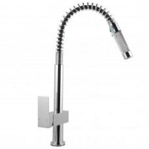 Kitchen Sink Pull Out Mixer Tap Faucet Brass Chrome