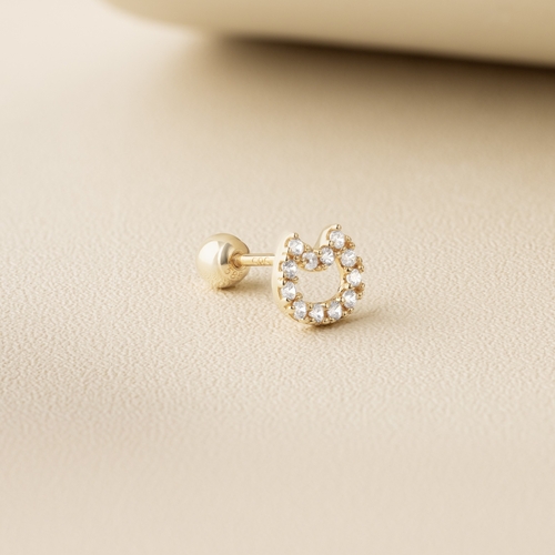 14K (58.5%) SOLID GOLD CATTIE PIERCING