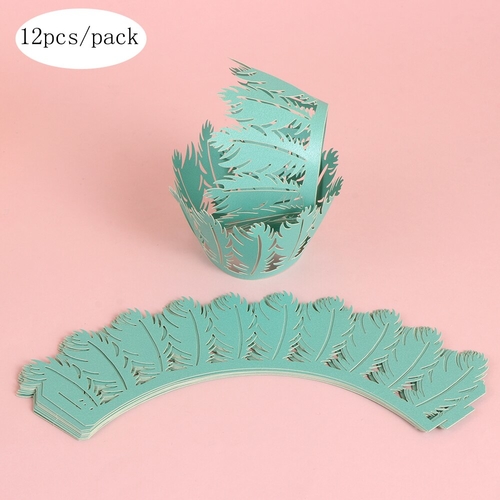 12PCS Lace Hollow Cupcake Fondant Muffin Tools