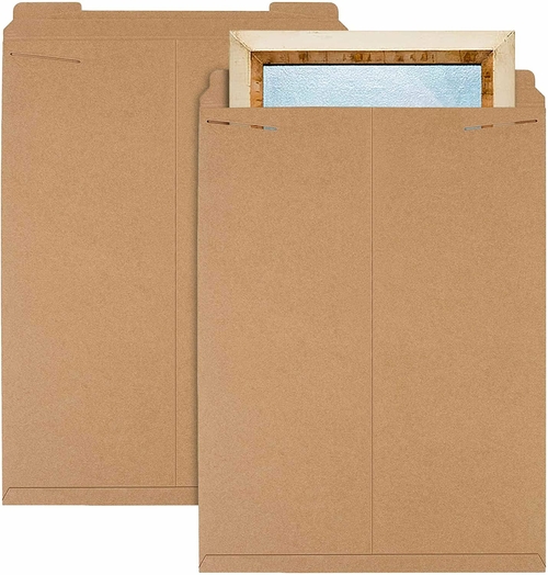 Pack of 50 Tab Lock Mailers 20 x 27 Kraft Chipboard envelopes 20x27