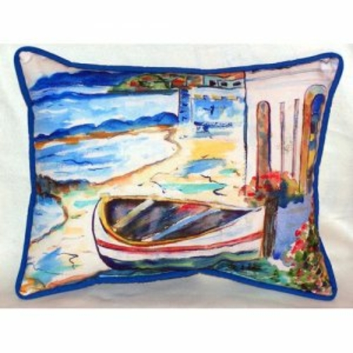 Betsy Drake ZP961 Sicilian Shore Indoor & Outdoor Throw Pillow- 20 x 2