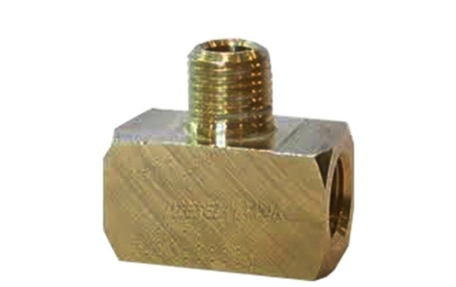Airbagit FIT-NPT-TEE-BRANCH-36 Npt Tee 0. 5 in. Female NPT x 0. 5 in. 