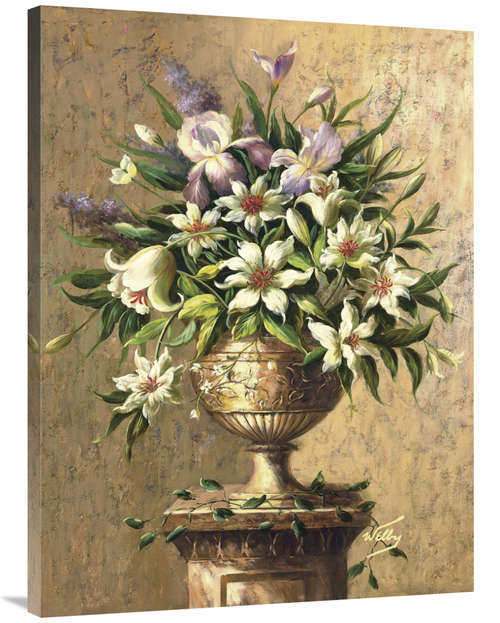 Global Gallery GCS-116564-3040-142 30 x 40 in. Floral Expressions II A