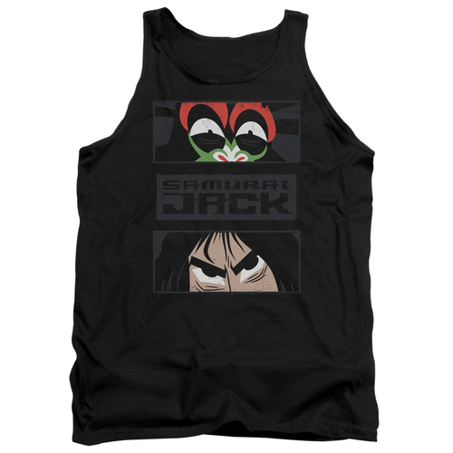 Trevco CN910-TK-1 Samurai Jack & Stare Down by Adult Top Tank, Bla