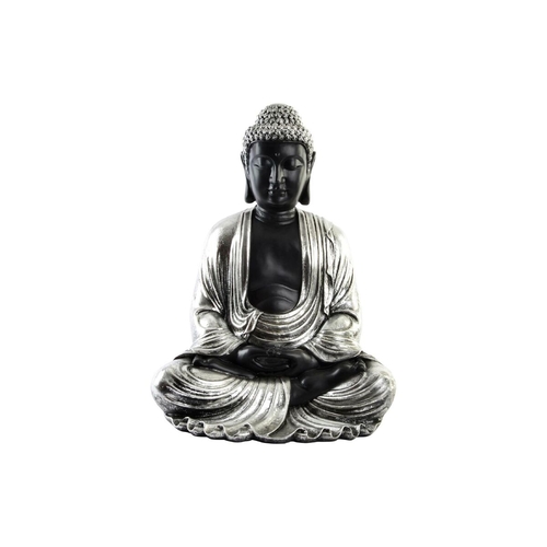 Decorative Figure DKD Home Decor 43 x 37 x 57 cm Silver Black Buddha