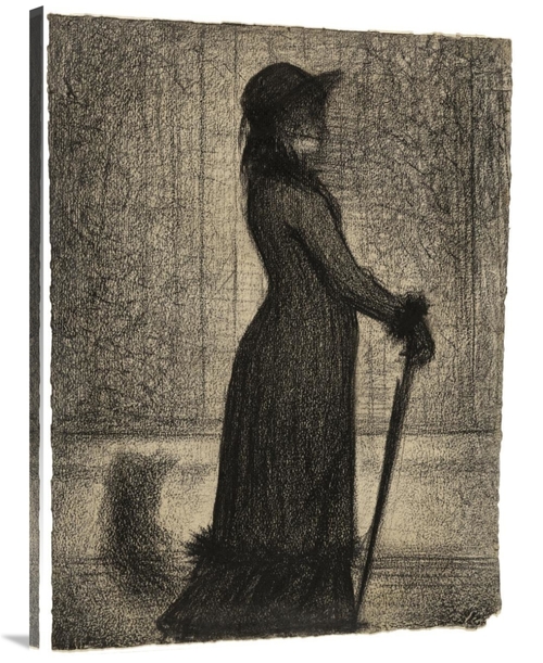 Global Gallery GCS-455032-3040-142 30 x 40 in. Une Elegante - Woman St