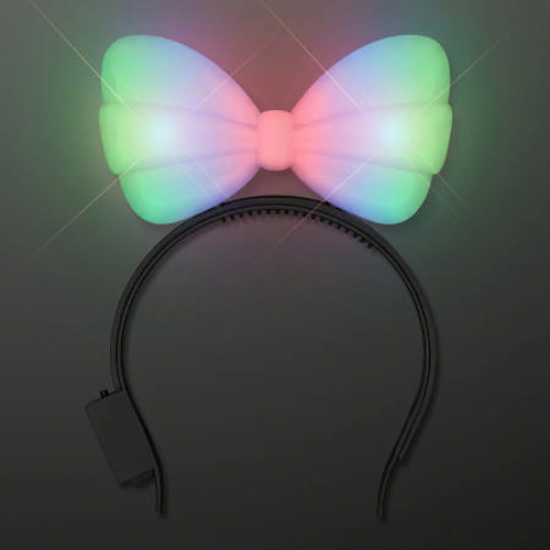 Blinkee A520 Light Up Hard Shell Bow Headband Multi Color