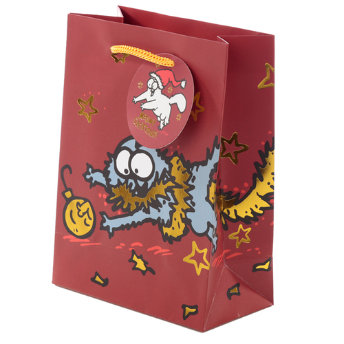 Simon's Cat Christmas 2020 Medium Gift Bag