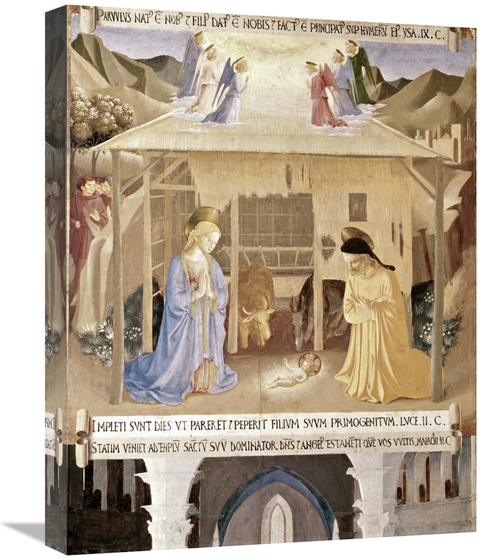 Global Gallery GCS-276554-22-142 22 in. Nativity Art Print - Fra Angel