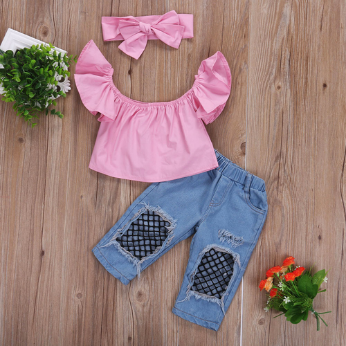 3PCS/Set Toddler Kids Girl Clothing Fashion