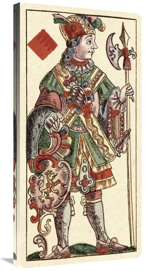 Global Gallery GCS-455067-1836-142 18 x 36 in. Knave of Diamonds - Bau