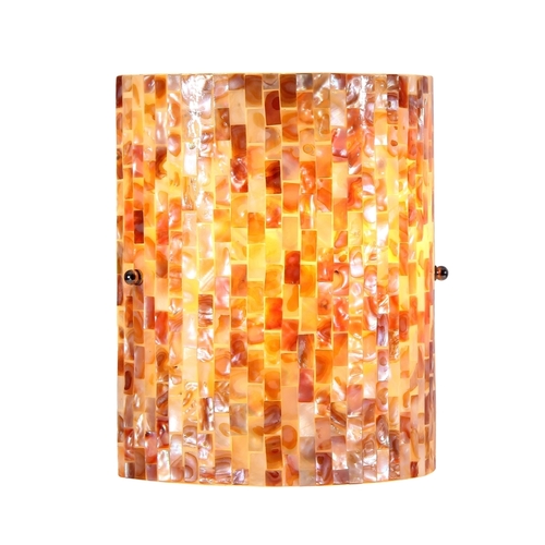 Chloe CH3CT28CC08-WS1 8.5 in. Lighting Shelley Mosaic 1 Light Wall Sco
