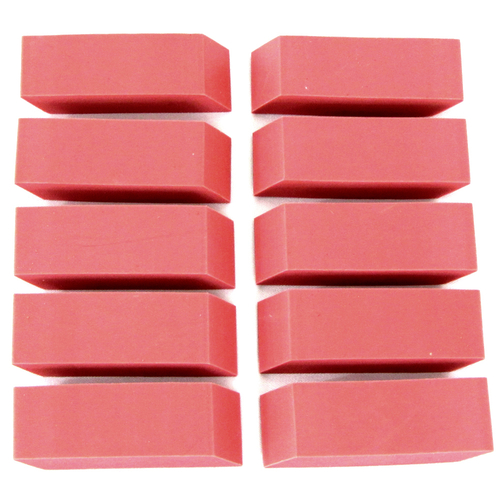 Pink Wedge Erasers - 500 Count