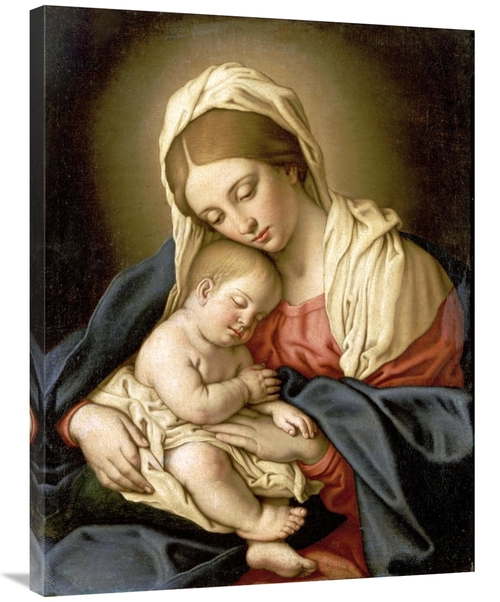 Global Gallery GCS-267231-36-142 36 in. The Madonna & Child Art Print 