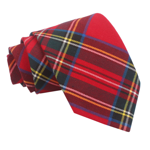 Tartan Classic Tie - Red Royal Stewart